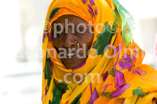 Local Woman, Port Sudan Market, Sudan, Africa