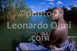 Australia, Northern Territory, aborigine fishing on river (79-5) JPG copy