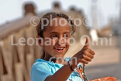 Egypt, Dahab, young girl
