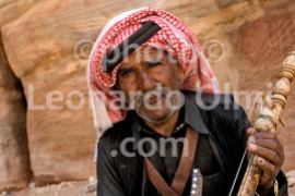 Jordan, Petra, Siq, local bedouin with turban DSC_6362 JPG2 copy