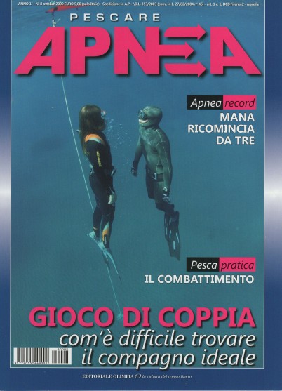Apnea, October 2009, cover by Leonardo Olmi