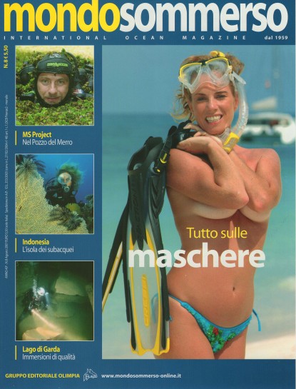Mondo Sommerso, August 2007, cover by Leonardo Olmi