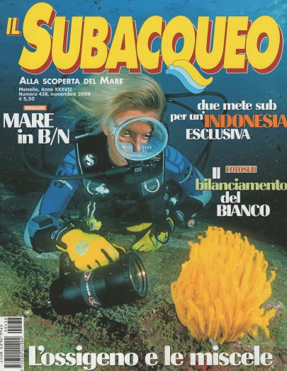 Il Subacqueo, November 2009, cover by Leonardo Olmi
